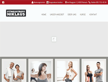 Tablet Screenshot of fitnesstreff.ch